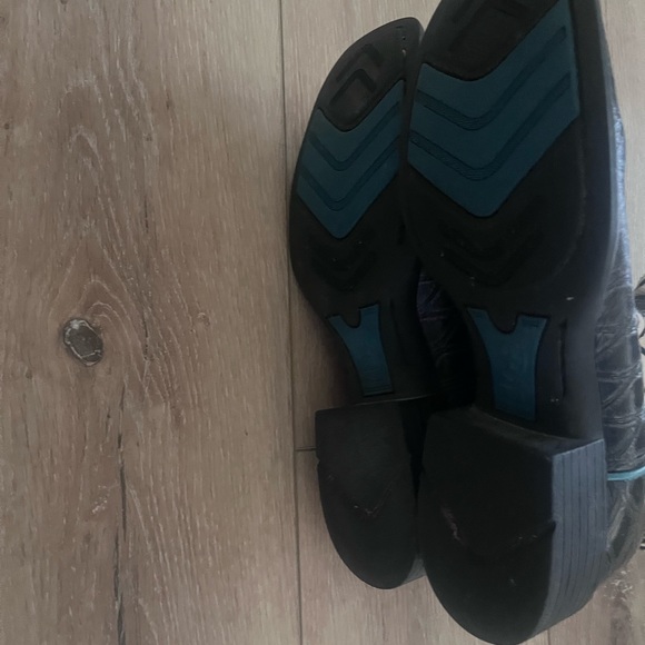 Ariat 9.5 Zebra Print Cowboy Boots - Picture 3 of 4